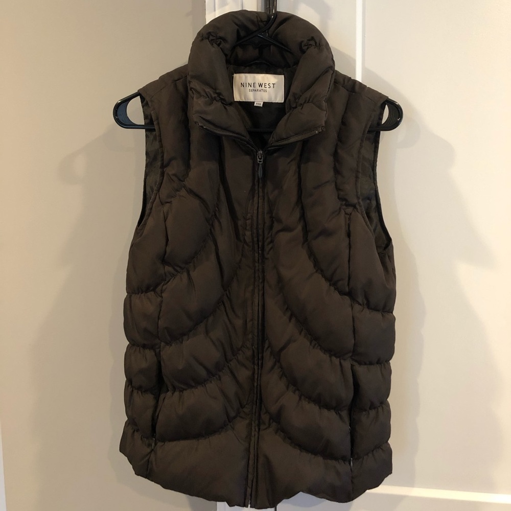 Nine West Puffy vest, size small.